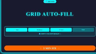 Celebrity Auto-Fill Not Working? Fix It Fast (CSS Grid) 🔧 Net Worth