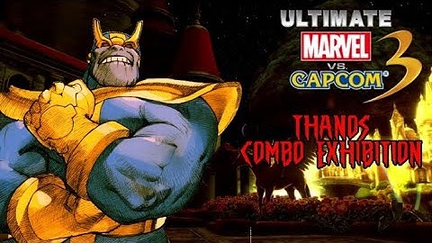Ultimate Marvel Vs Capcom 3 - Thanos Combos (Intermediate)
