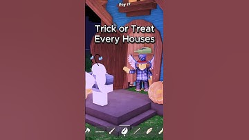 Trick or Treat Every Houses 🎃 99 nights in the forest #99nights #roblox