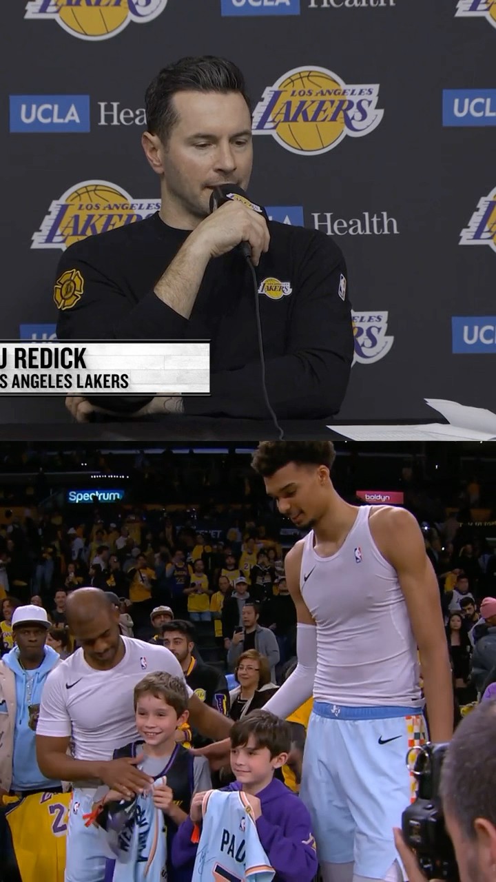 JJ speaks on special moment between CP3, Wemby \u0026 his sons!