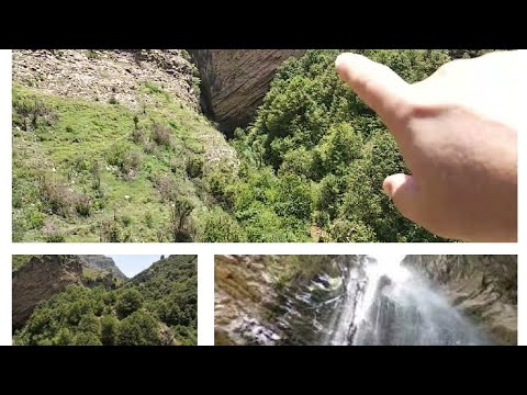 Hidden waterfall and stream in dangerous mountains kpk Pakistan/khobsorat abshar 1080p Part 1