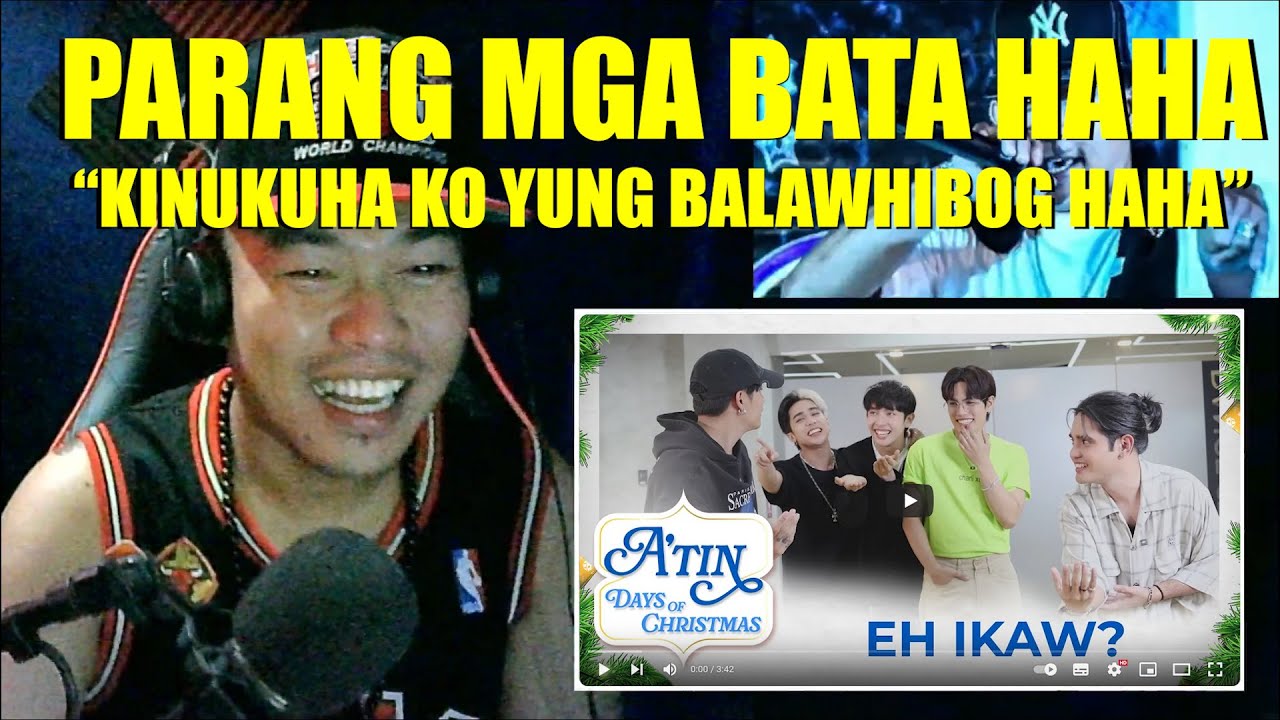 TAWA KA TALAGA MALALA, HAHA! | A’TIN DAYS OF CHRISTMAS: EH IKAW? 🫵 #SB19 | REACTION VIDEO