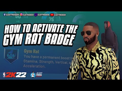 NBA2k22 (Current Gen) - How to Activate the Gym Rat Badge (On All Builds)