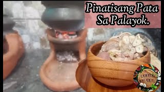 Pinatisang Pata sa Palayok.  Native Filipino food #Palayok #Claypot #ClayStove #Food