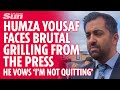 Under fire humza yousaf faces brutal grilling from the press