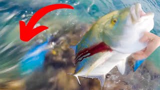 Luckiest Catch Ever 6.6Lb Papio On Live Hinalea