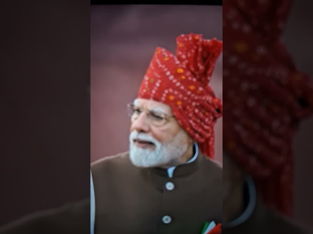 देश प्रेमियों को PM Modi का नमन  | PM Modi at Red fort on 80th Independence Day | News | #shorts #yt