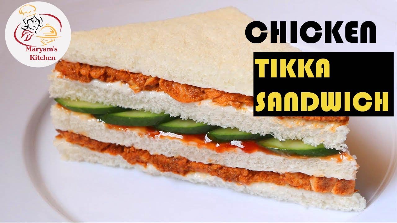 Chicken Tikka Sandwich Recipe by Maryam's Kitchen I 10 Minutes Easy