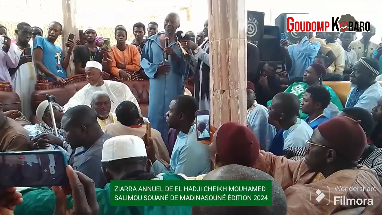 El Hadji Moustapha Sylla au Ziarra annuel de El Hadji Mahamed Salimou Souané à Madinasouané