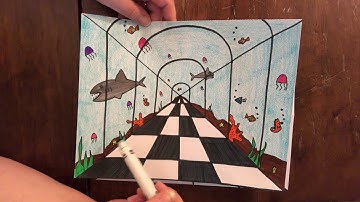 Perspective Aquarium Drawings