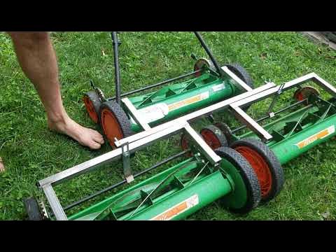 MowGreen's Reel2Reel (tm) Triple Push Reel Mower Gang Kit 