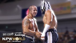 #njroad 6th match Backstage 6/17/23 (with Subtitles)｜NEW JAPAN ROAD -Road to STRONG- 第6試合 Backstage