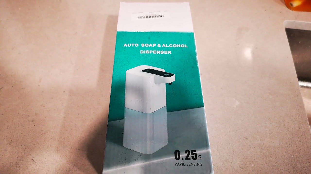 Automatic Touchless Foaming Soap Dispenser Review, Auto soap or alcohol dispenser