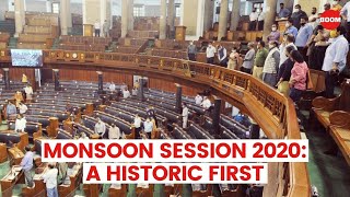 Parliament Monsoon Session 2020  A Historic First  Boom  Question Hour In Parliament