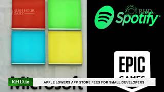 Apple lowers App Store fees for small developers