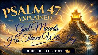 Psalm 47 Explained | God Mounts His Throne With Joy | Bible Reflection 👑