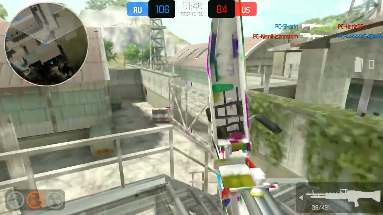 Battling Against Kisnik with the M60 | Bullet Force