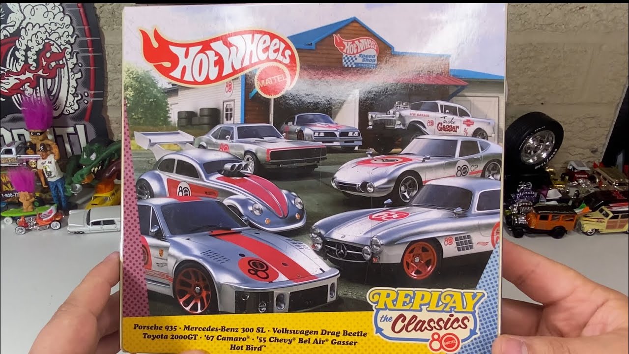 Hot Wheels Mattel 80th Anniversary “Replay the Classics” 7-Pack
