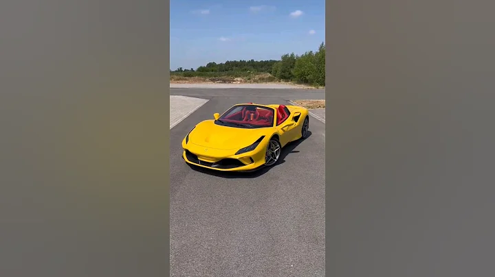 Unleashing the Sunshine: The Bold Brilliance of the Ferrari F8 Spider in Yellow
