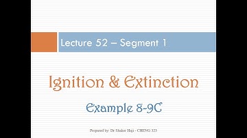 Lecture 52 - Seg 1, Chapter 8, Ignition and Extinction in CSTR - Tutorial: Example 8-9C
