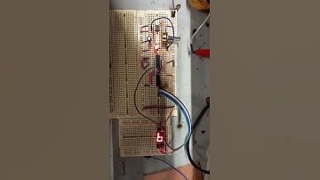 Video Demostración de Funcionamiento de Contador 0 a 9 con CI 74LS90 y CI 74LS48
