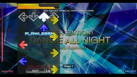 [DDR EDIT] DANCE ALL NIGHT (DDR EDITION) / Sota Fujimori (Lv. 14)