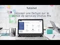 Tutoriel portail de services chorus pro 2022  dposer une facture