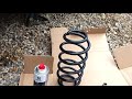 How to replace rear coil springs on a Toyota Yaris Verso 2000 + other cars/models etc