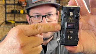 RovyVon E10 Max EDC Flashlight with Digital OLED Display Roller Wheel Design,1600 Lumens Main Light