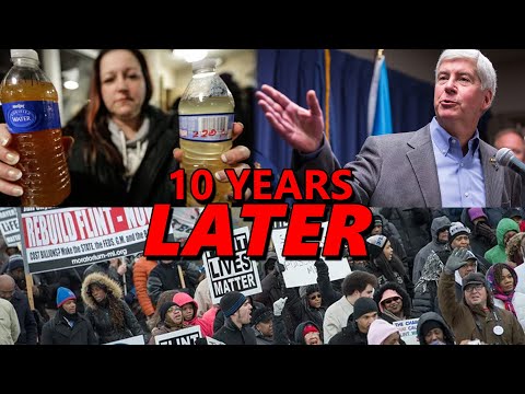 LIVE From Flint Michigan MARCH on Decade Anniversary of Ongoing Water Crisis