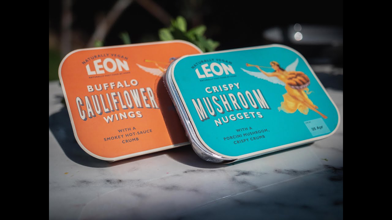 Leon Buffalo Cauliflower Wings & Crispy Mushroom Nuggets YouTube