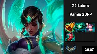 G2 Labrov (Karma) vs (Anivia) - EUW Challenger - Patch 26.07