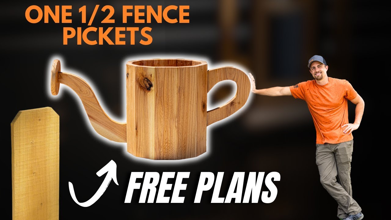 Super Unique DIY Planter Box Idea - Watering Can Planter Box!