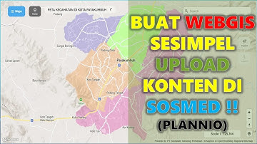Membuat Webgis dengan mudah tanpa coding dengan Plannio