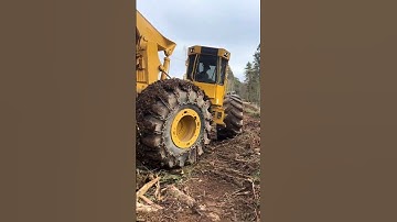 LKT TAF SKIDDER John Deere Tigercat Timberjack #forestry #forest #moutains #mountain #mud #logs