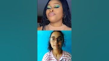 omg 😱 how?? #duet #makeup #magic #tutorial #pov #reaction #kriti