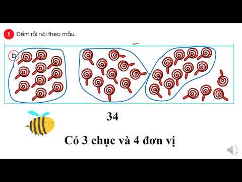Tuần 23: toán 1 - chục - đơn vị (tiết 2)