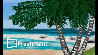 DIGITAL PAINTING WITH FRESH PAINT APP. SERIES 18