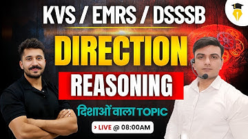 DSSSB, KVS & EMRS Reasoning Classes 2025 | Direction Reasoning | By The Teacher By Ajay Sir