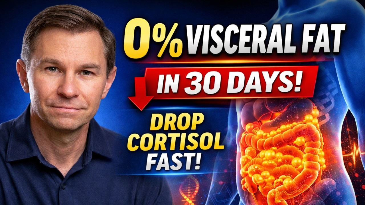 This Will Get You to 0% Visceral Fat in 30 Days! (Drops Cortisol) | Dr. David Sinclair