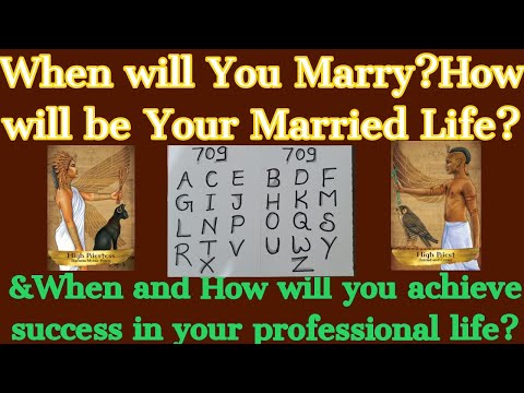 How will be your Married Life? And When will you achieve Success in Career - Timeless Tarot Reading