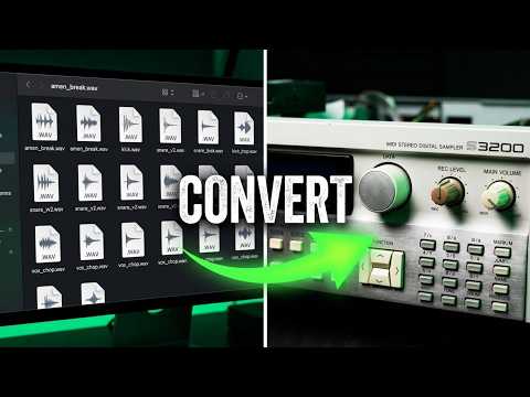 Converting wav files to the Akai S 3200 with S-Convert