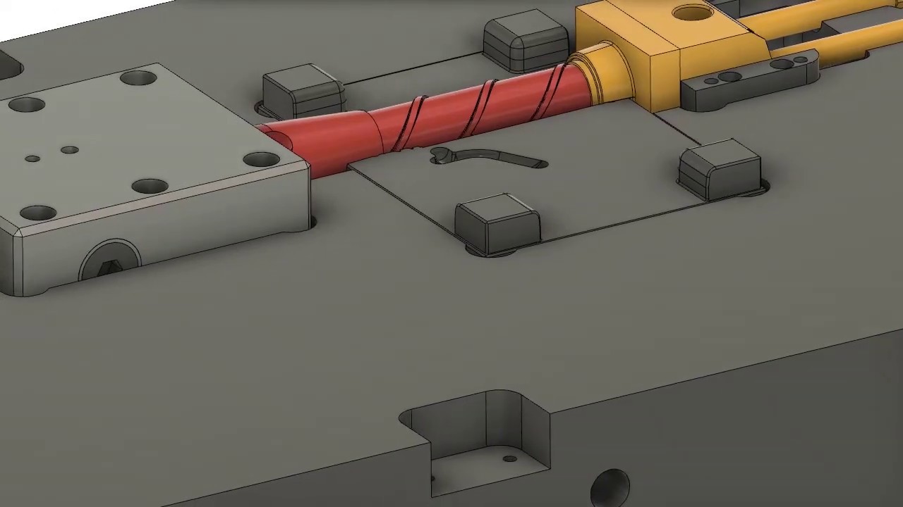 Hydraulic controlled unscrewing mold YouTube