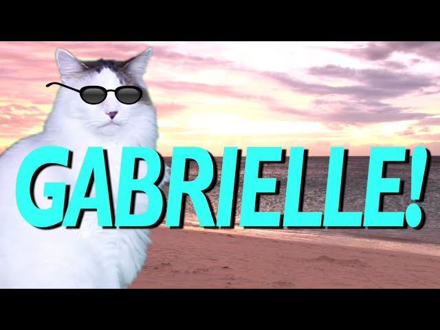 HAPPY BIRTHDAY GABRIELLE! - EPIC CAT Happy Birthday Song
