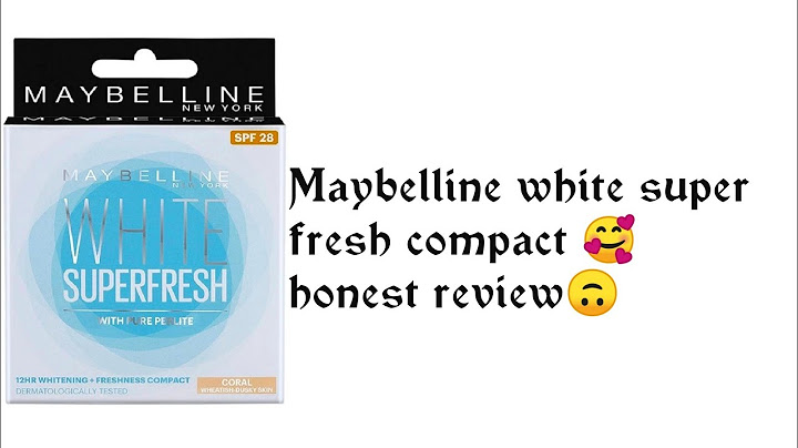 Maybelline white super fresh coral review