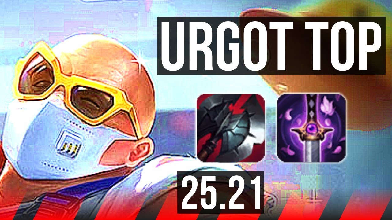 URGOT vs DARIUS (TOP) | 8 solo kills, Legendary | EUW Master | 25.21