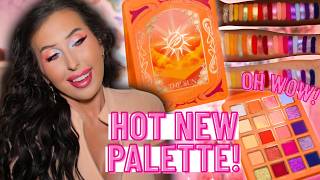 Cosmic Beauty’s NEWEST PALETTE! The Sun Tarot | Comparisons, Swatches, Look