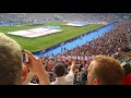England fans singing Don&#39;t Look Back In Anger
