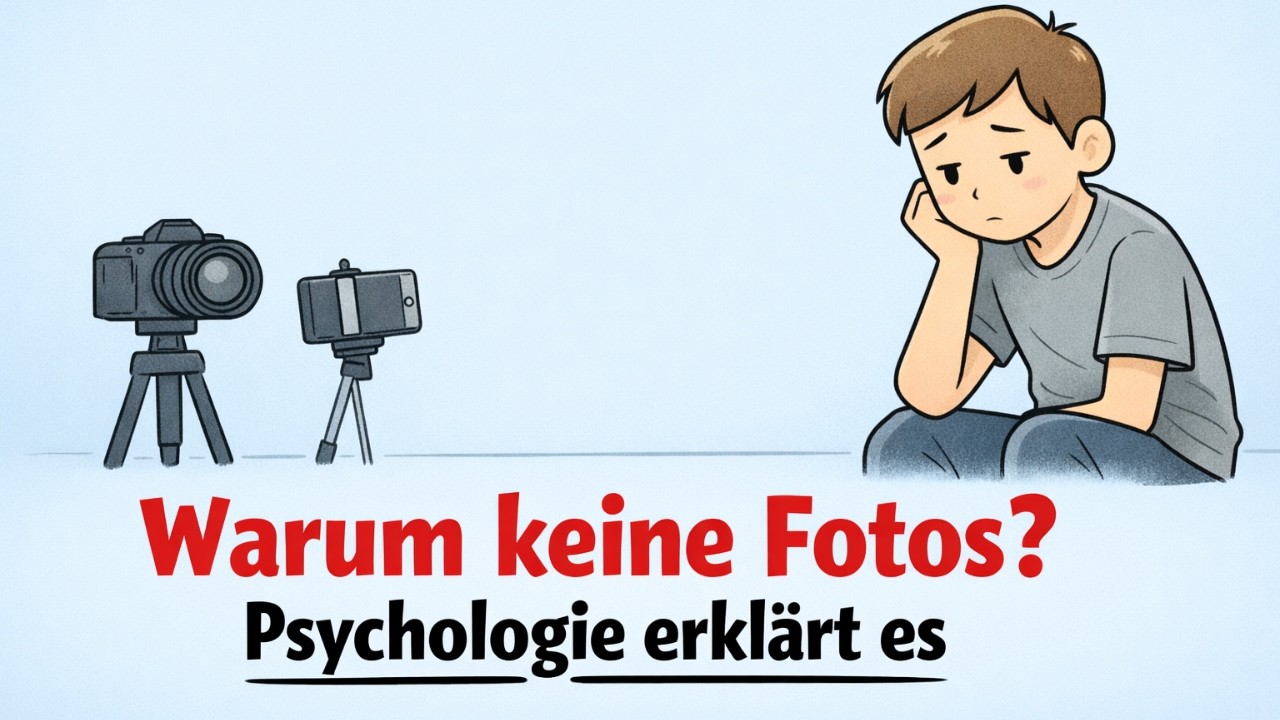 Psychologie der Menschen, die keine Fotos von sich machen – was steckt wirklich dahinter?