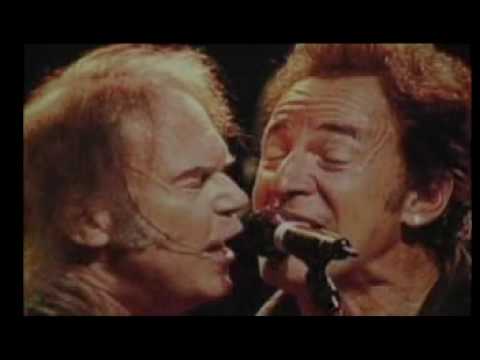 Bruce Springsteen and Neil Young - All Along The W...